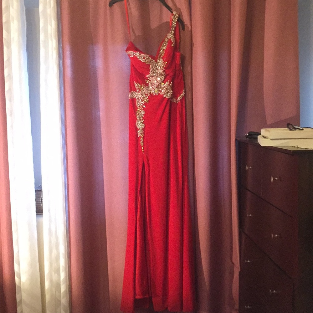 Red dress